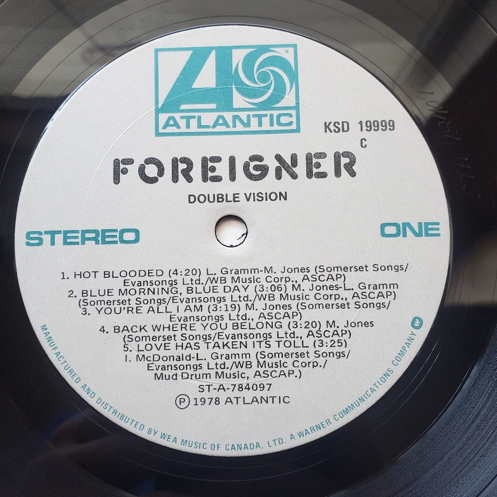Foreigner Double Vision Vinyl Record ⏺️3/$40+Free Shipping!🚚 - Picture 6 of 8